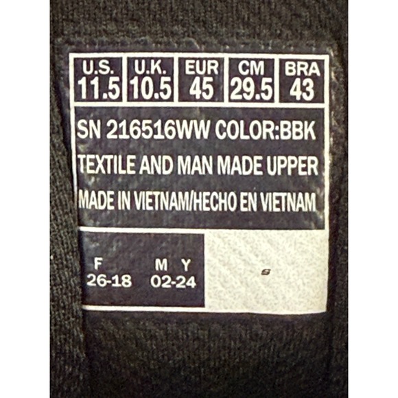 Skechers Go Walk Arch Fit Mens Black Machine Washable Sneakers Size 11.5 - Picture 8 of 8